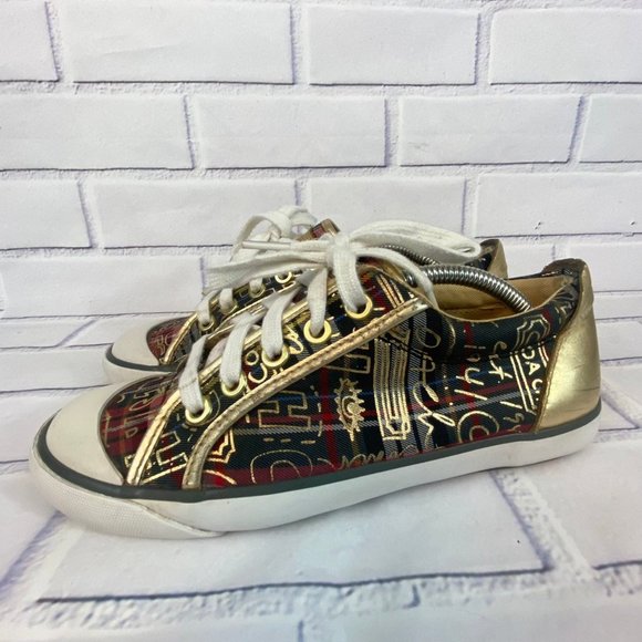 Coach Graffiti Art Sneaker Shoe Barrett - Picture 3 of 12